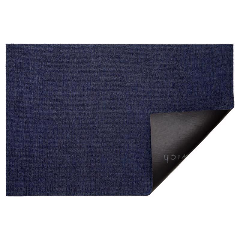 Chilewich 18 in. W X 28 in. L Indigo Solid PVC Vinyl Door Mat