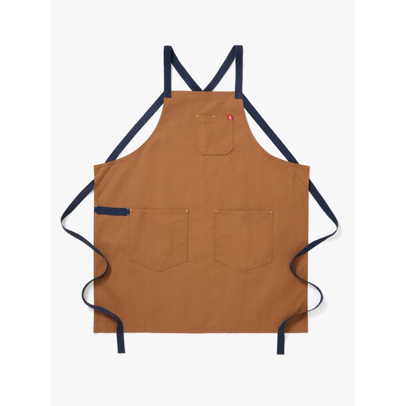 Hedley & Bennett Crossback 3 pocket Denver Cotton Twill Solid Apron