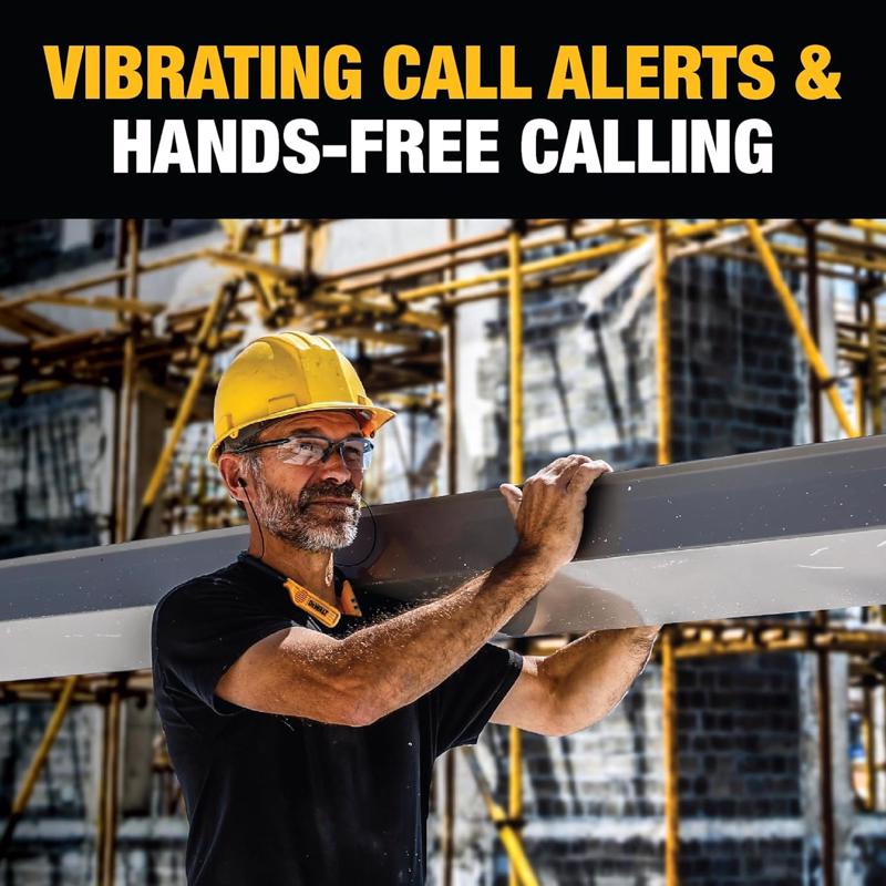 DeWalt Pro Max Wireless Bluetooth Neckband Behind-the-Neck Headphones