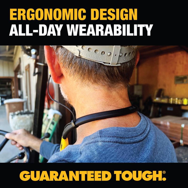 DeWalt Pro Max Wireless Bluetooth Neckband Behind-the-Neck Headphones