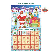 Upbounders Black/Brown Santa Advent Sticker Calendar