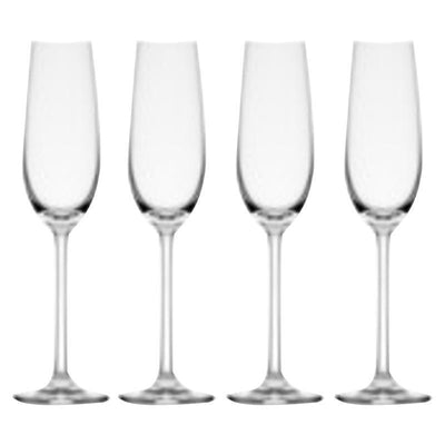Lifetime Brands Mikasa 8.25 oz Clear Glass Lana Flute Glass