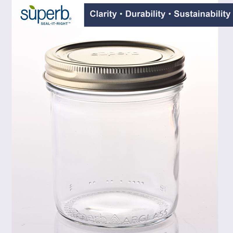 Superb Wide Mouth Canning Lid 12 pk