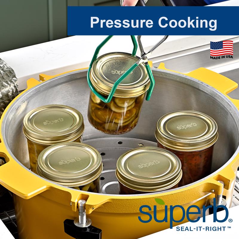 Superb Wide Mouth Canning Lid 60 pk