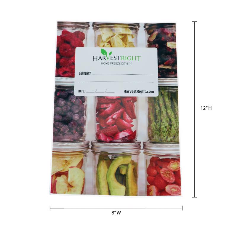 Harvest Right 0.5 gal Mylar Resealable Bags