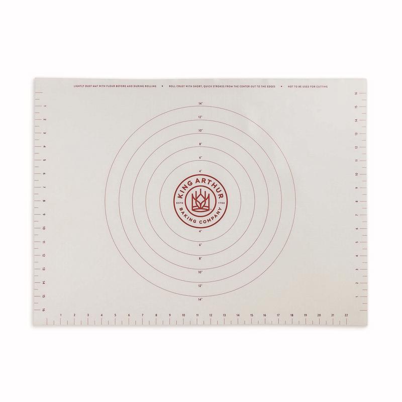 King Arthur Baking Company 18 in. W X 25 in. L Baking Mat White