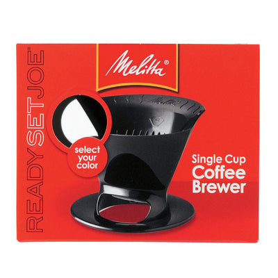 Melitta Ready Set Joe 1 cups Black Pour-Over Coffee Brewer