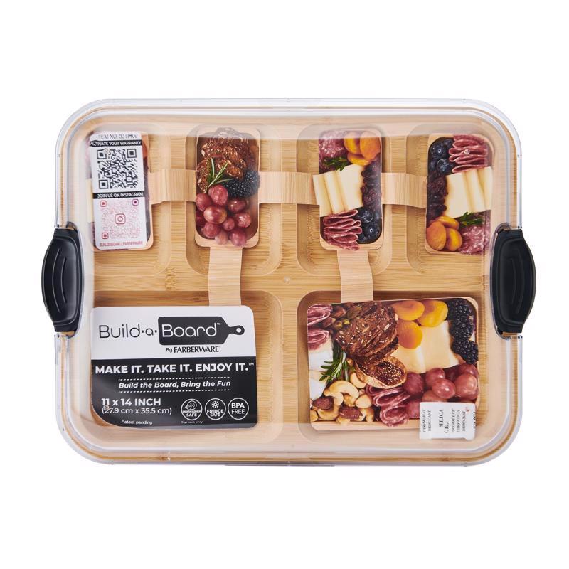 Lifetime Brands 14 in. L X 11 in. W Bamboo Cutting Board & Serve Tray