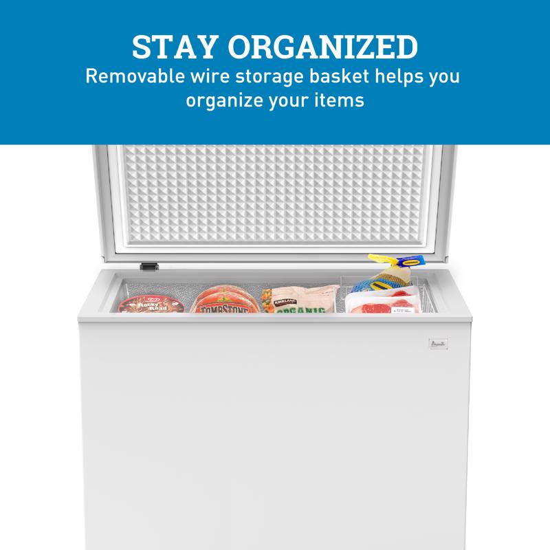 Avanti 5 cu ft White Steel Chest Freezer 120 W