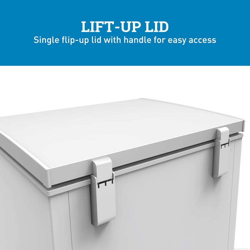 Avanti 5 cu ft White Steel Chest Freezer 120 W