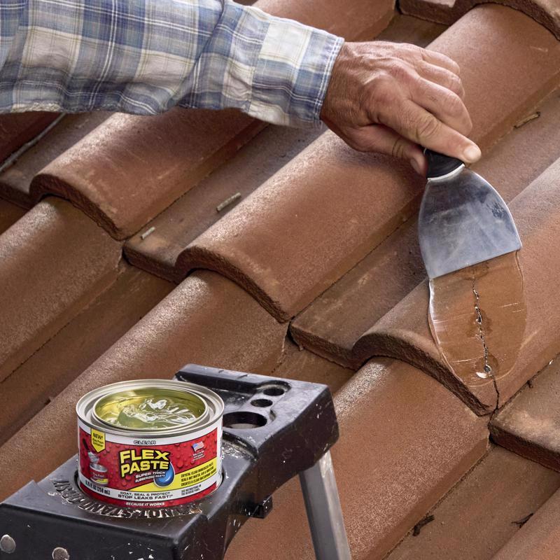Flex Seal Family of Products Flex Paste Clear Rubberized Paste 8.75 fl. oz.