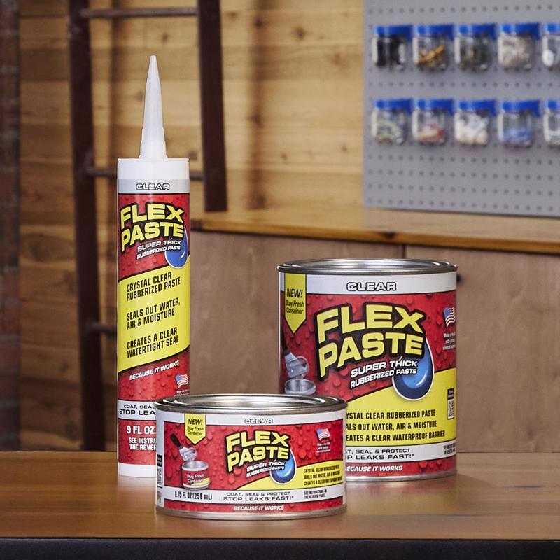 Flex Seal Family of Products Flex Paste Clear Rubberized Paste 8.75 fl. oz.