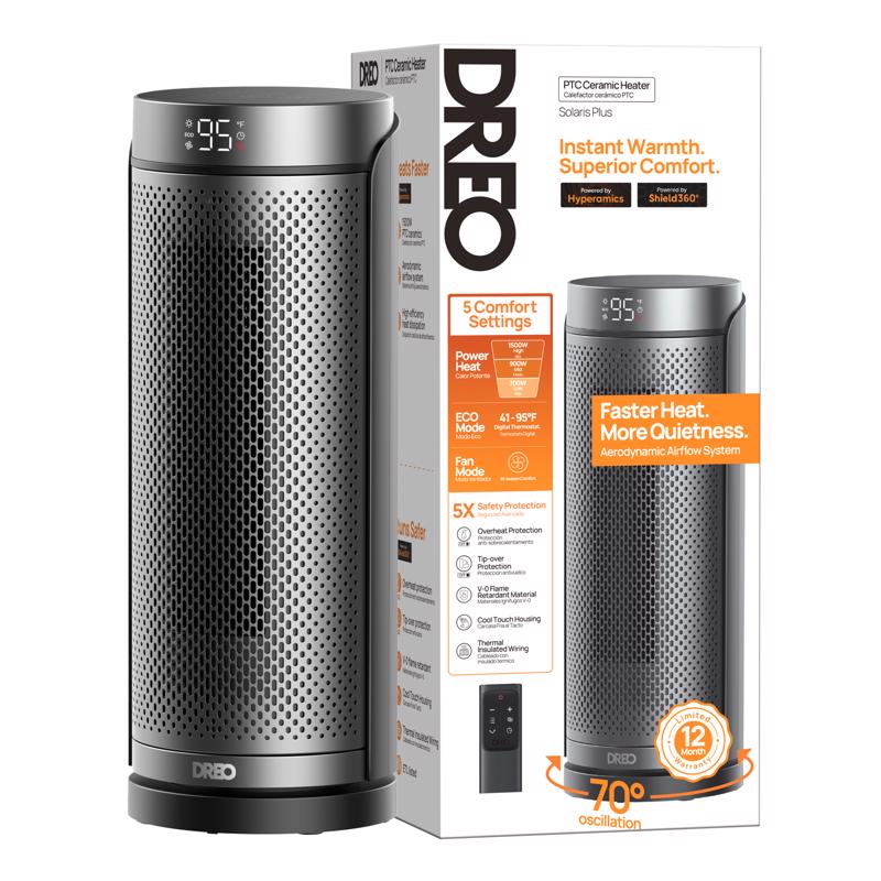 DREO 200 sq ft Electric Ceramic Space Heater