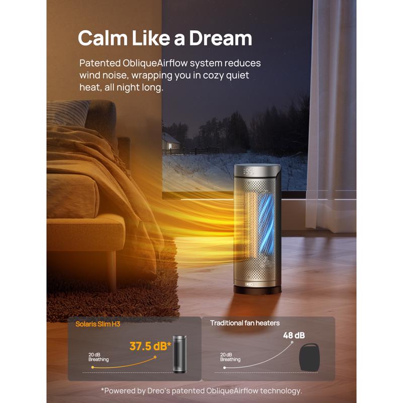 DREO 200 sq ft Electric Ceramic Space Heater