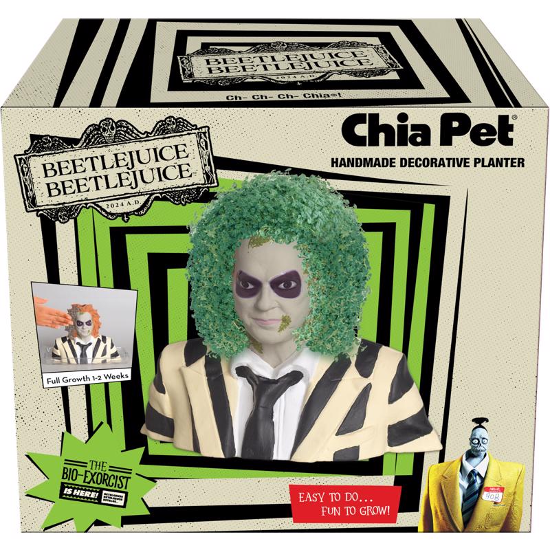 Chia Pet Beetlejuice Decorative Planter Clay