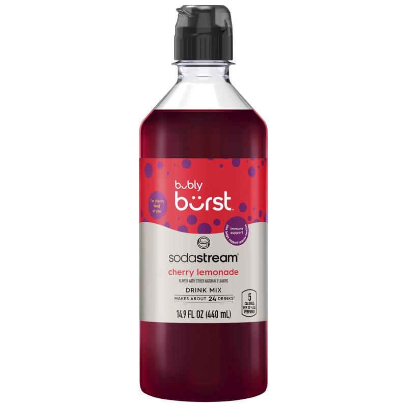 SodaStream Bubly Burst Cherry Limeade Soda Mix 440 oz