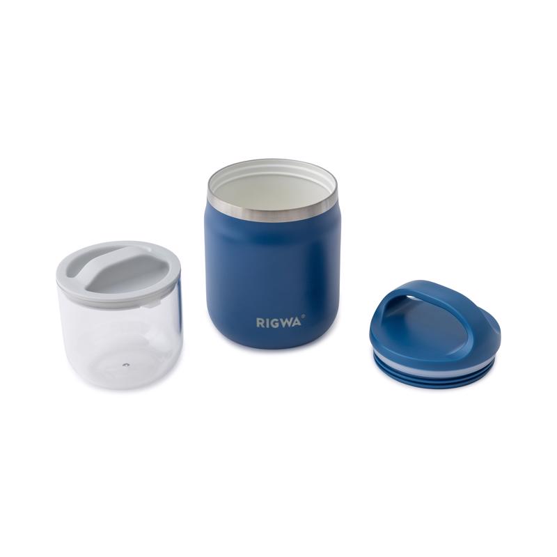 Rigwa Life 20 oz Navy Vacuum Insulated Food Jar
