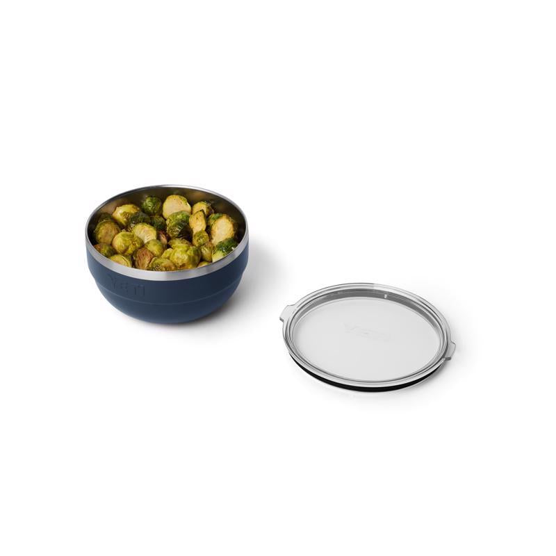 YETI Rambler 2 qt Stainless Steel Navy Bowl with Lid