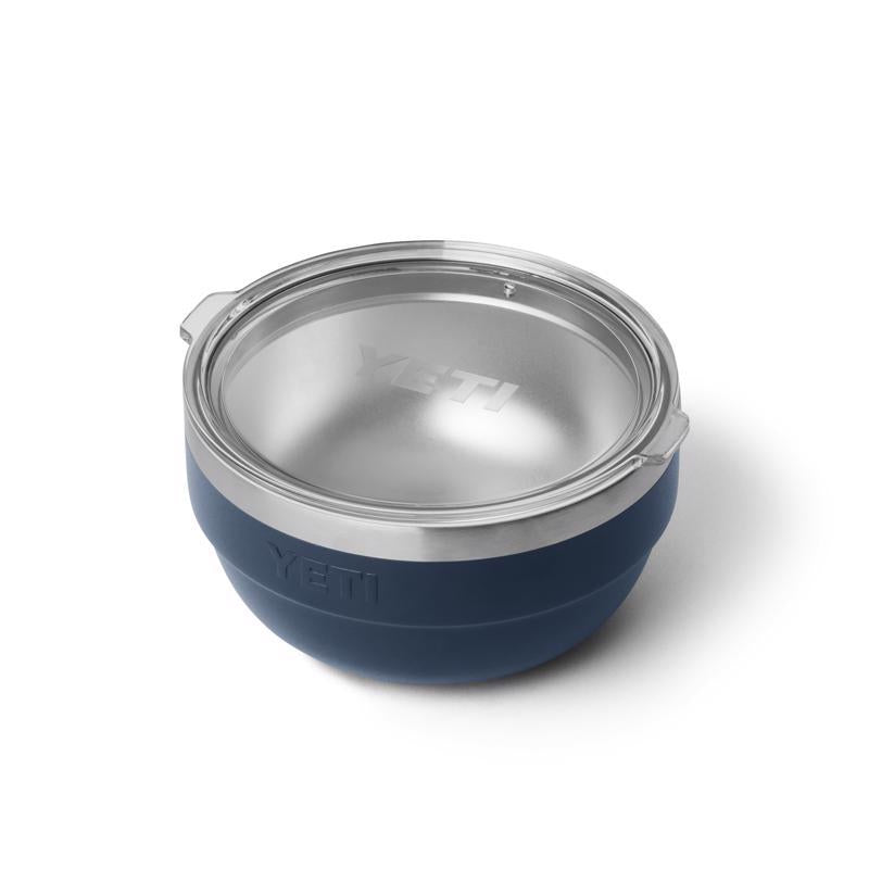 YETI Rambler 1 qt Stainless Steel Navy Bowl with Lid