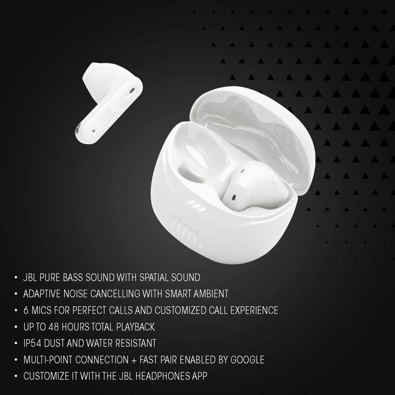 JBL Tune Flex 2 Wireless Bluetooth Wireless Earbuds w/Charging Case