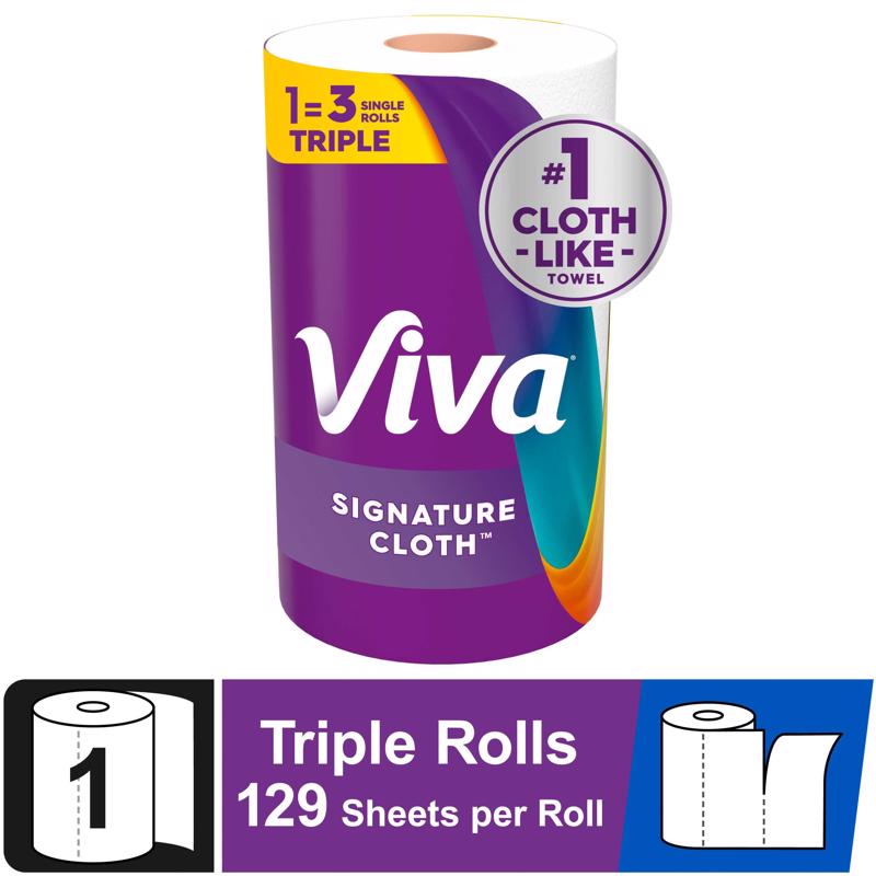Viva Signature Cloth Paper Towels 129 sheet 1 ply