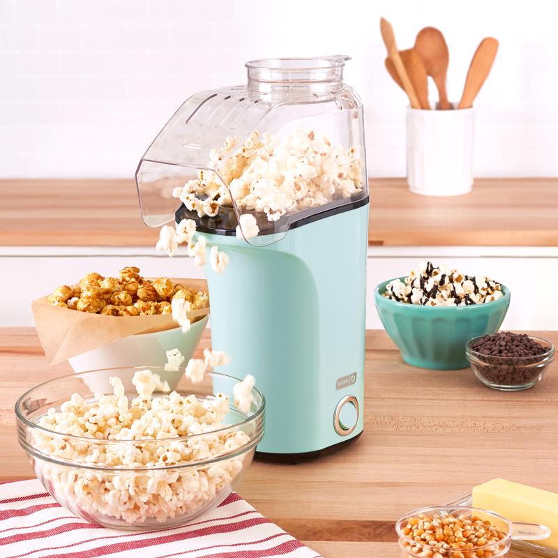Dash Aqua 16 cups Air Popcorn Machine