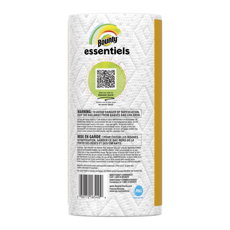 Bounty Essentials Paper Towels 108 sheet 2 ply