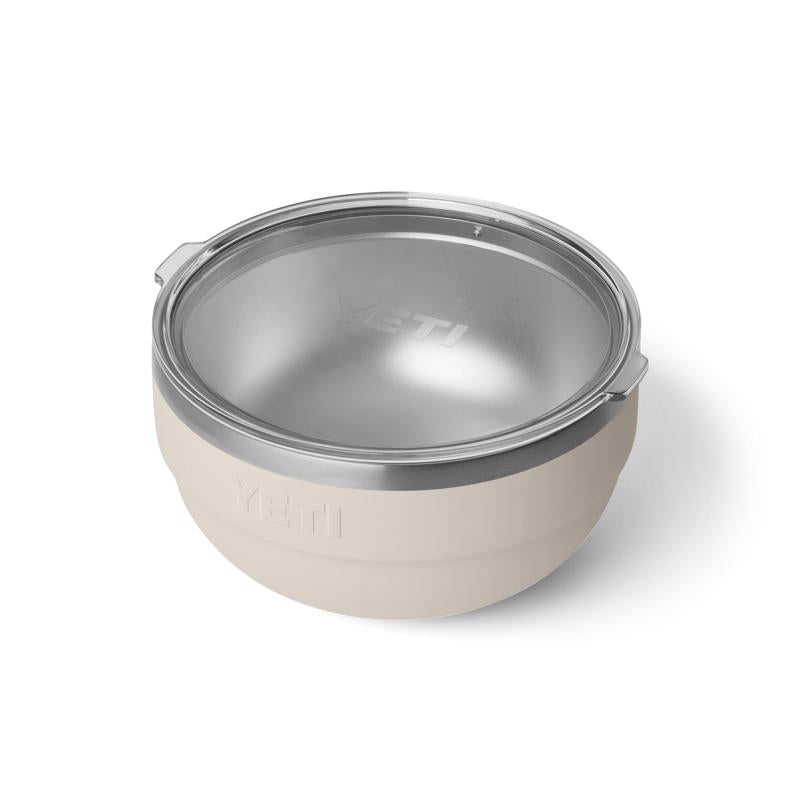 YETI Rambler 2 qt Stainless Steel Cape Taupe Bowl with Lid