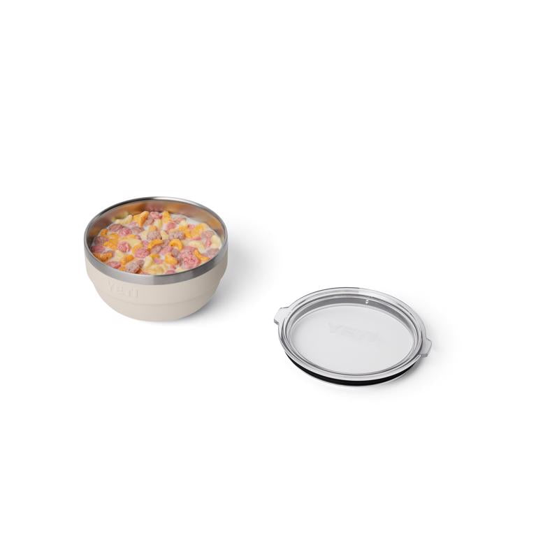 YETI Rambler 1 qt Stainless Steel Cape Taupe Bowl with Lid