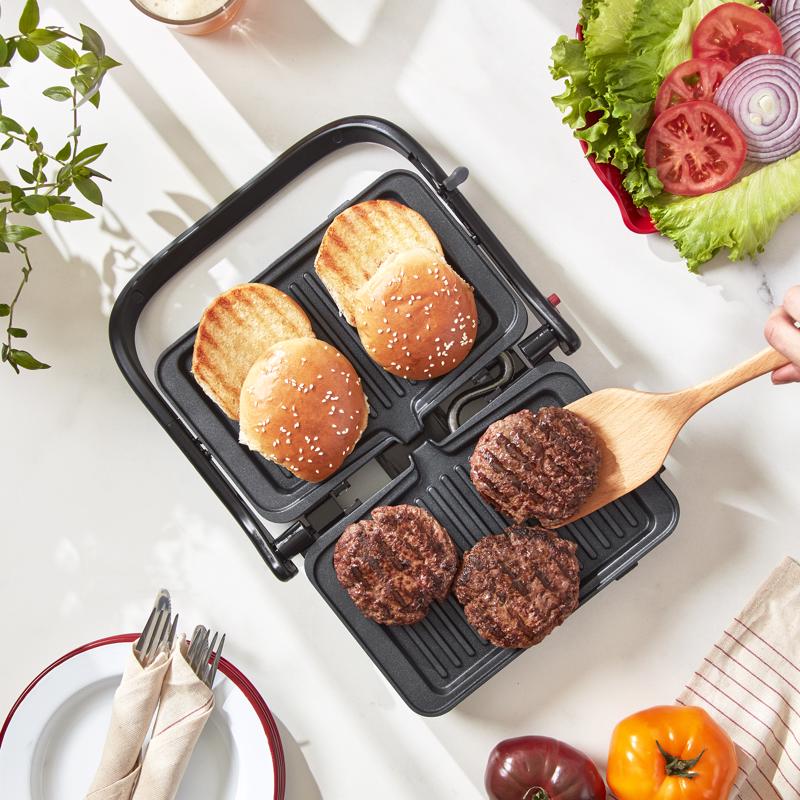 Dash Multimaker 11 in. L X 9 in. W Aluminum Nonstick Surface Black Electric Griddle