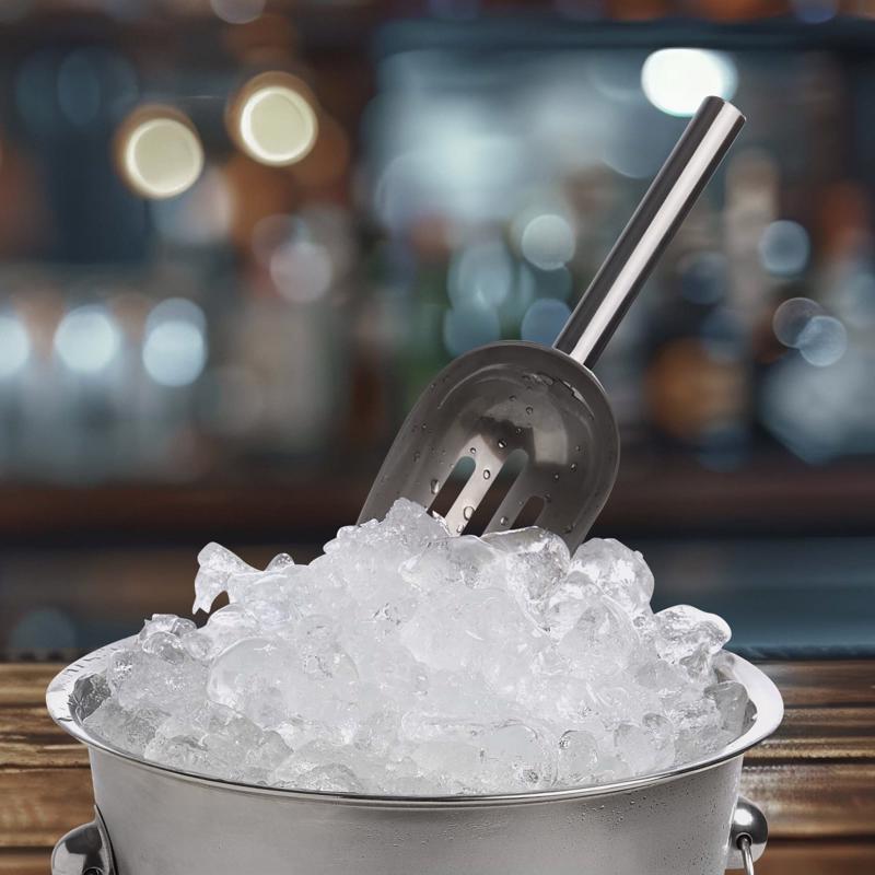 HIC Kitchen Stainless Steel Ice Scoop