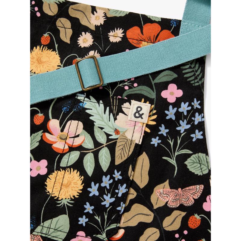 Hedley & Bennett Rifle Paper Co. Strawberry Fields Cotton Apron
