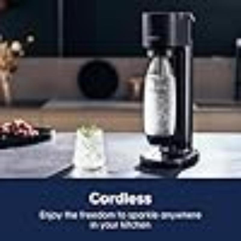 SodaStream Gaia Black 1 L Sparkling Water Maker Kit