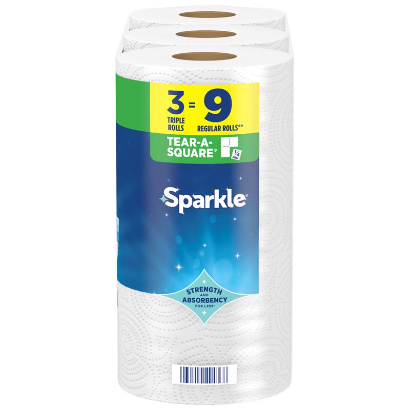 Sparkle Paper Towels 165 sheet 2 ply 3 pk