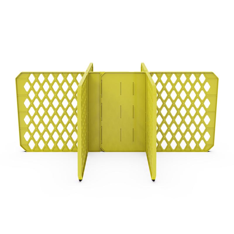 Organize-it 27 gal Yellow Storage Tote Divider 15 in. H X 8 in. W X 2 in. D