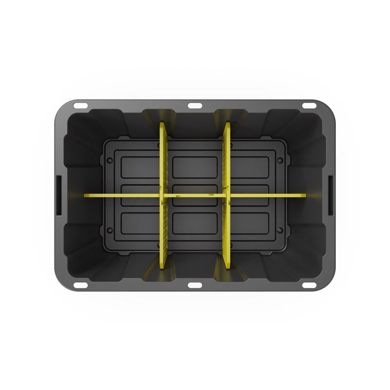 Organize-it 27 gal Yellow Storage Tote Divider 15 in. H X 8 in. W X 2 in. D
