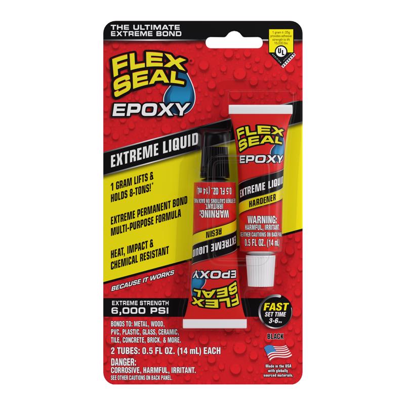 Flex Seal Family of Products Flex Seal Epoxy Extra Strength Epoxy Black Epoxy 1 fl. oz.