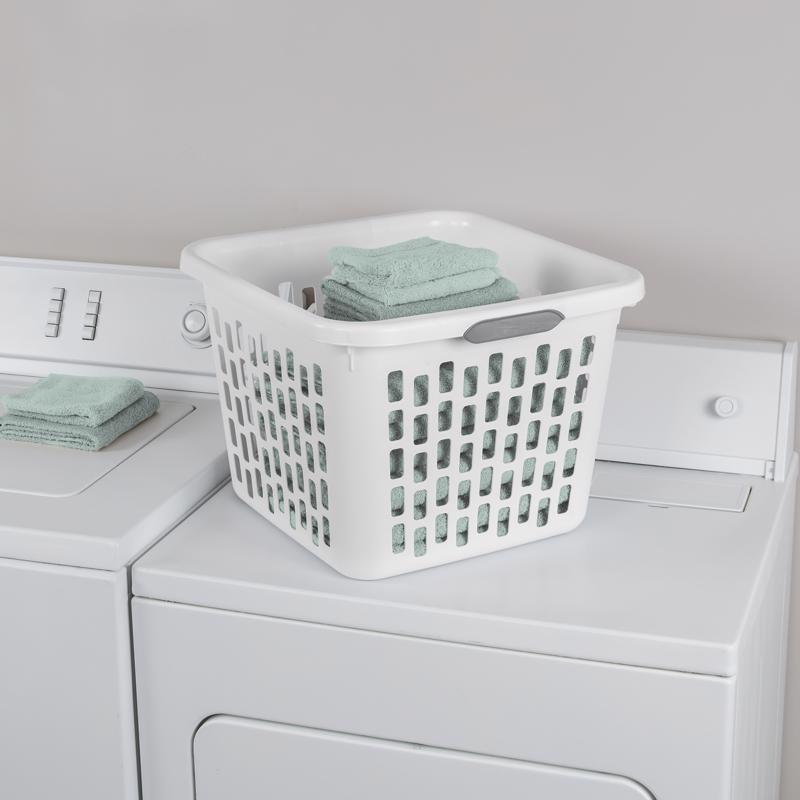 Sterilite White Plastic Laundry Basket