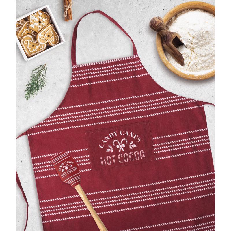 Krumbs Kitchen Assorted Cotton/Polyester Apron and Spatula