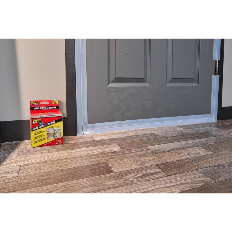 Flex Seal Family of Products Flex Seal Draft & Insulation Tape 2 in. W X 16 ft. L Clear Sealing Tape