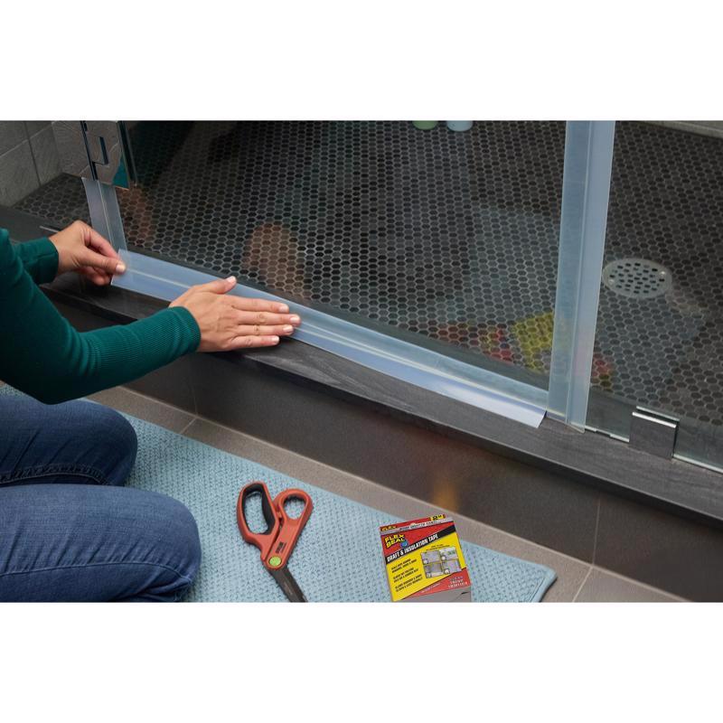 Flex Seal Family of Products Flex Seal Draft & Insulation Tape 2 in. W X 16 ft. L Clear Sealing Tape