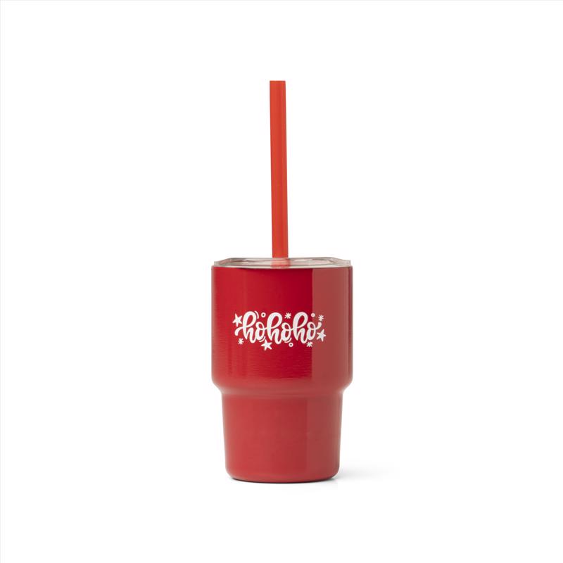 Santa's Lil Sippers Drinking Glass