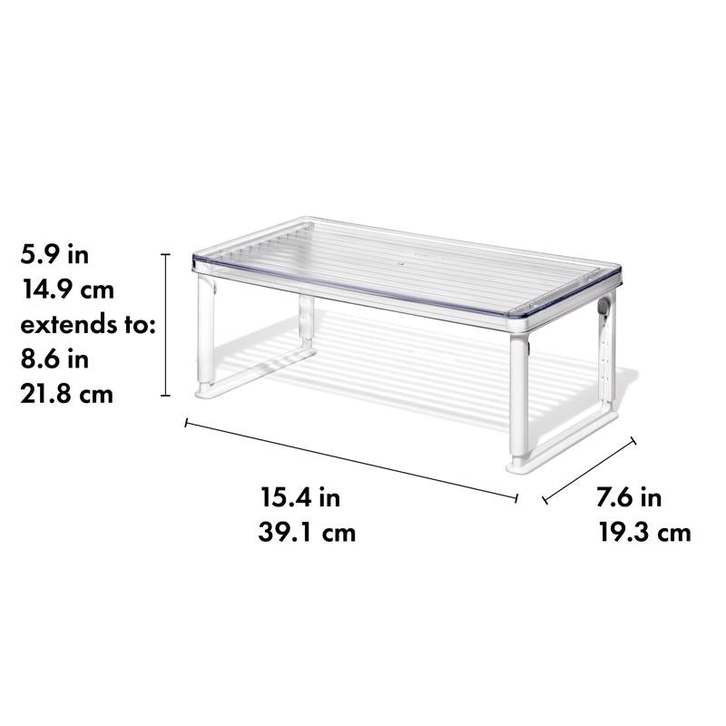 OXO Good Grips Plastic Refrigerator Shelf Riser