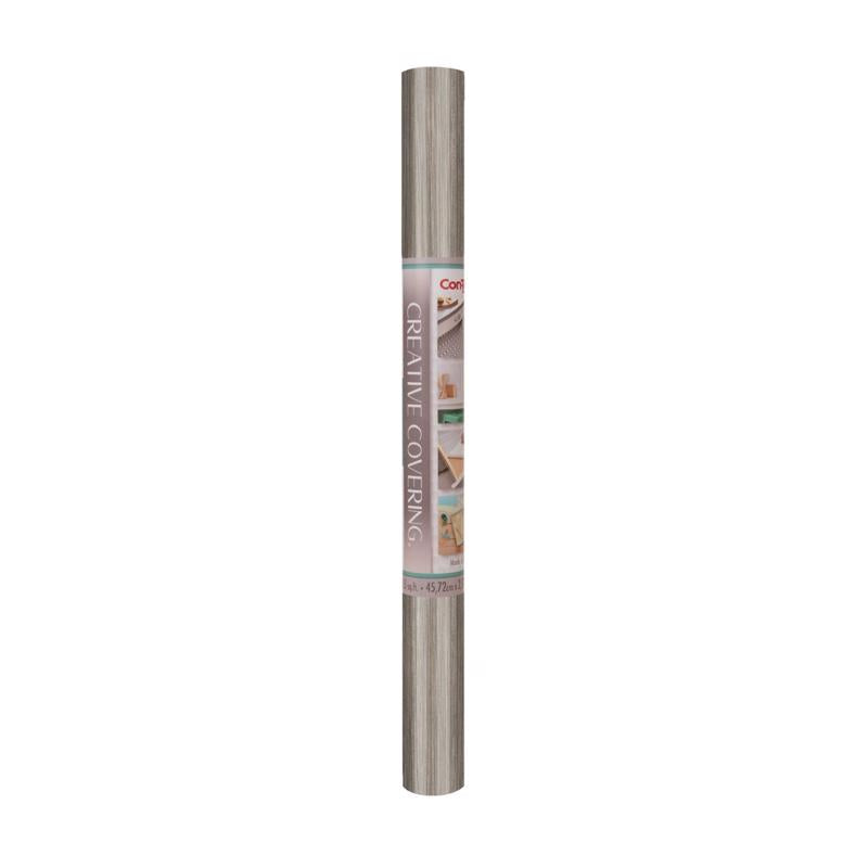 Con-Tact 9 ft. L X 18 in. W Gray Shelf Liner