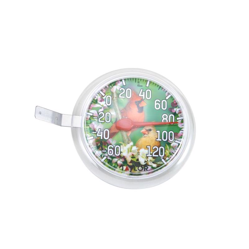Taylor Bird Design Dial Thermometer Plastic Assorted 6 in.