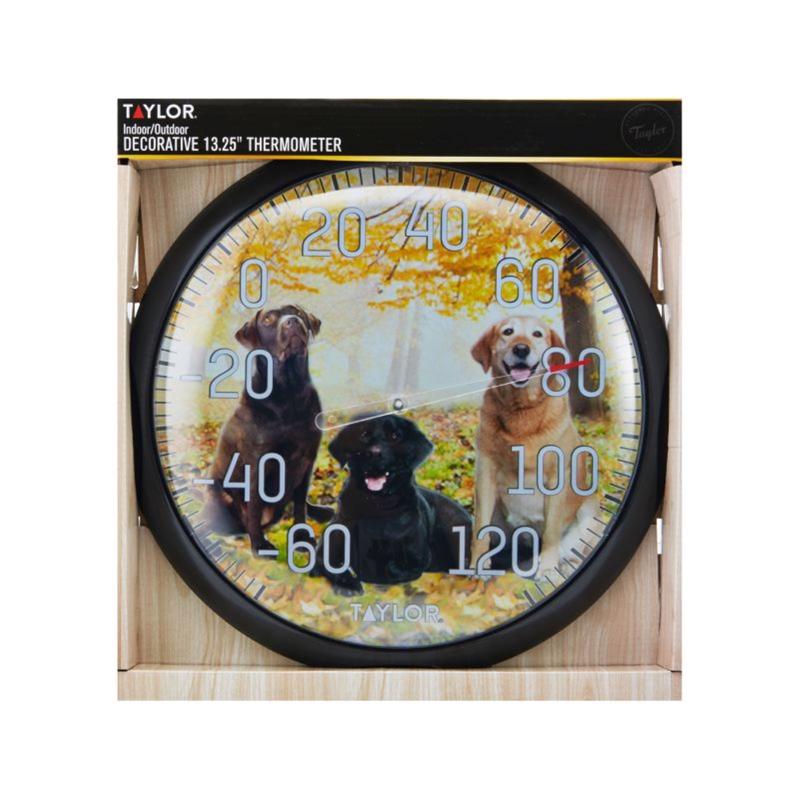 Taylor Dogs Design Dial Thermometer Plastic Multicolored 13.25 in.