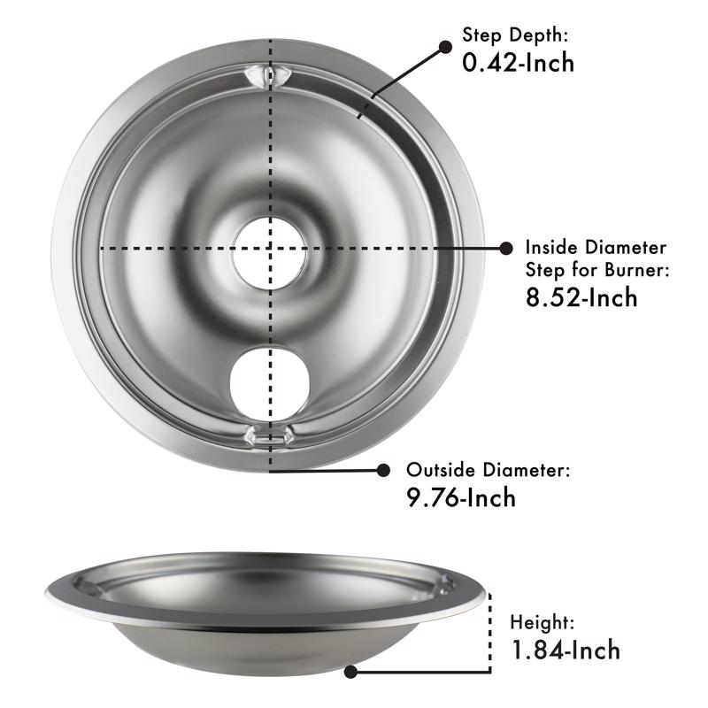 Range Kleen Steel Drip Bowls