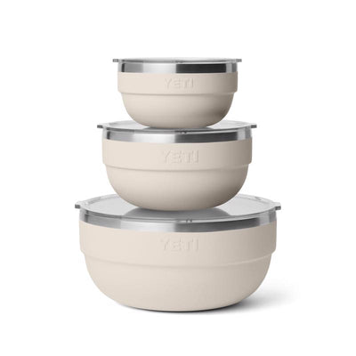 YETI Rambler 3 pc Stainless Steel Cape Taupe Standard Bowl Set 3 pc