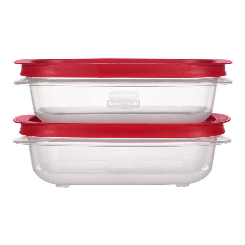 Rubbermaid Easy Store 3.57 cups Clear Food Storage Container Set 2 pk