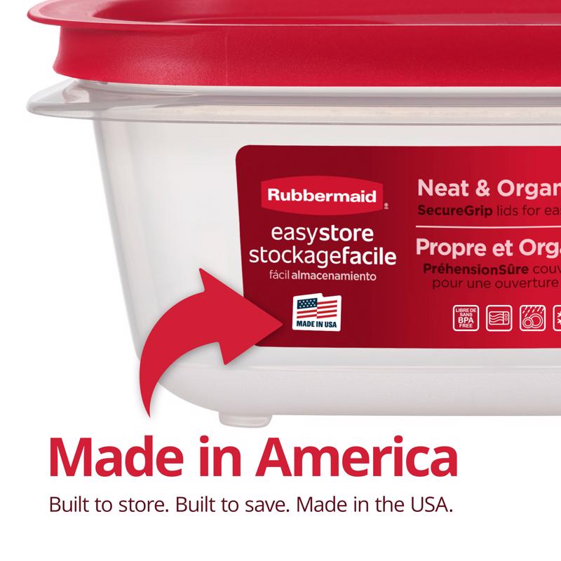 Rubbermaid Easy Store 5.94 cups Clear Food Container and Lid